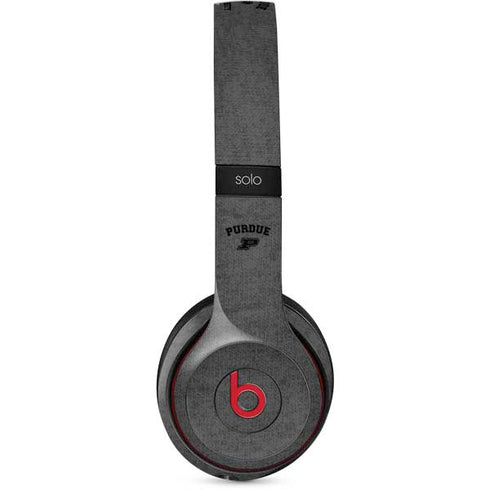Purdue University Purdue Grey Logo Beats Solo 3 Wireless Skin